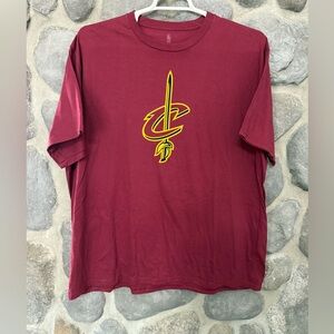 Cleveland Cavaliers Isaiah Thomas #3 Logo Tee Maroon Size 2XL